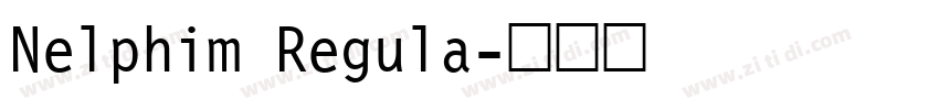 Nelphim Regula字体转换
